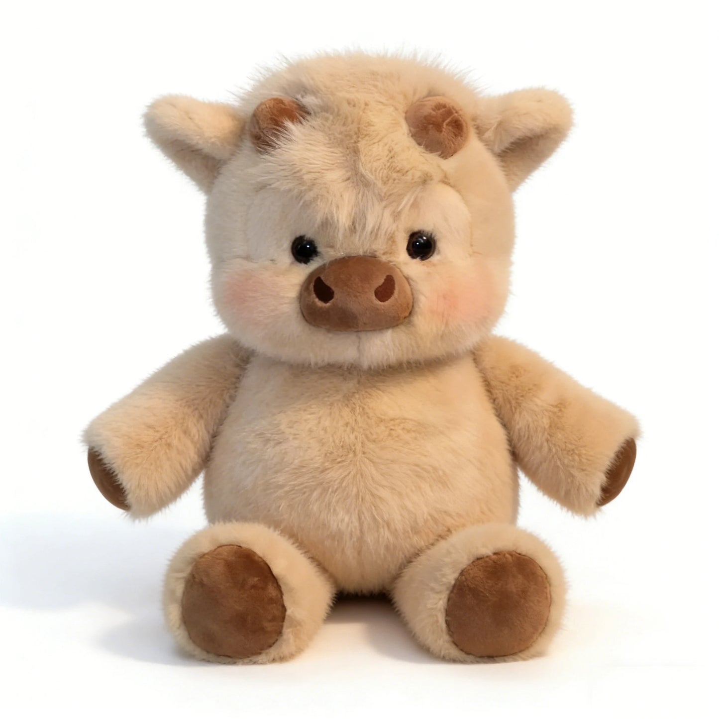 30/40cm Cute West Highland Calf Plush Toys Creative Run Fast Cartoon Soft Stuffed Animal Babys Appease Doll Pendat for Kid Gifts