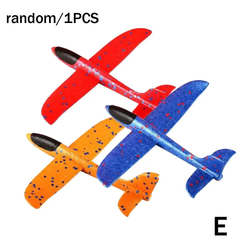 Children's Ejection Aircraft Toys Foam Aircraft Glider Parent-child Outdoor Games Toys Children's Gifts Foam Shooting Flying Toy