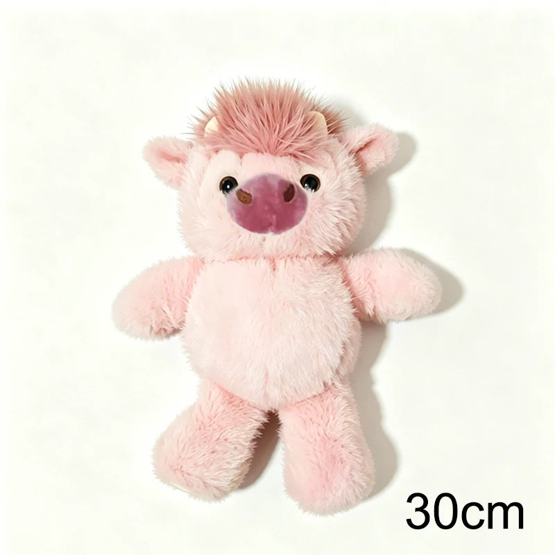 30/40cm Cute West Highland Calf Plush Toys Creative Run Fast Cartoon Soft Stuffed Animal Babys Appease Doll Pendat for Kid Gifts